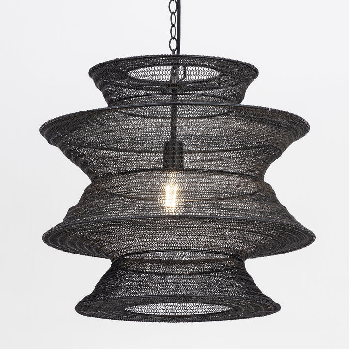 Maxim - 14932BK - One Light Pendant - Krabi - Black