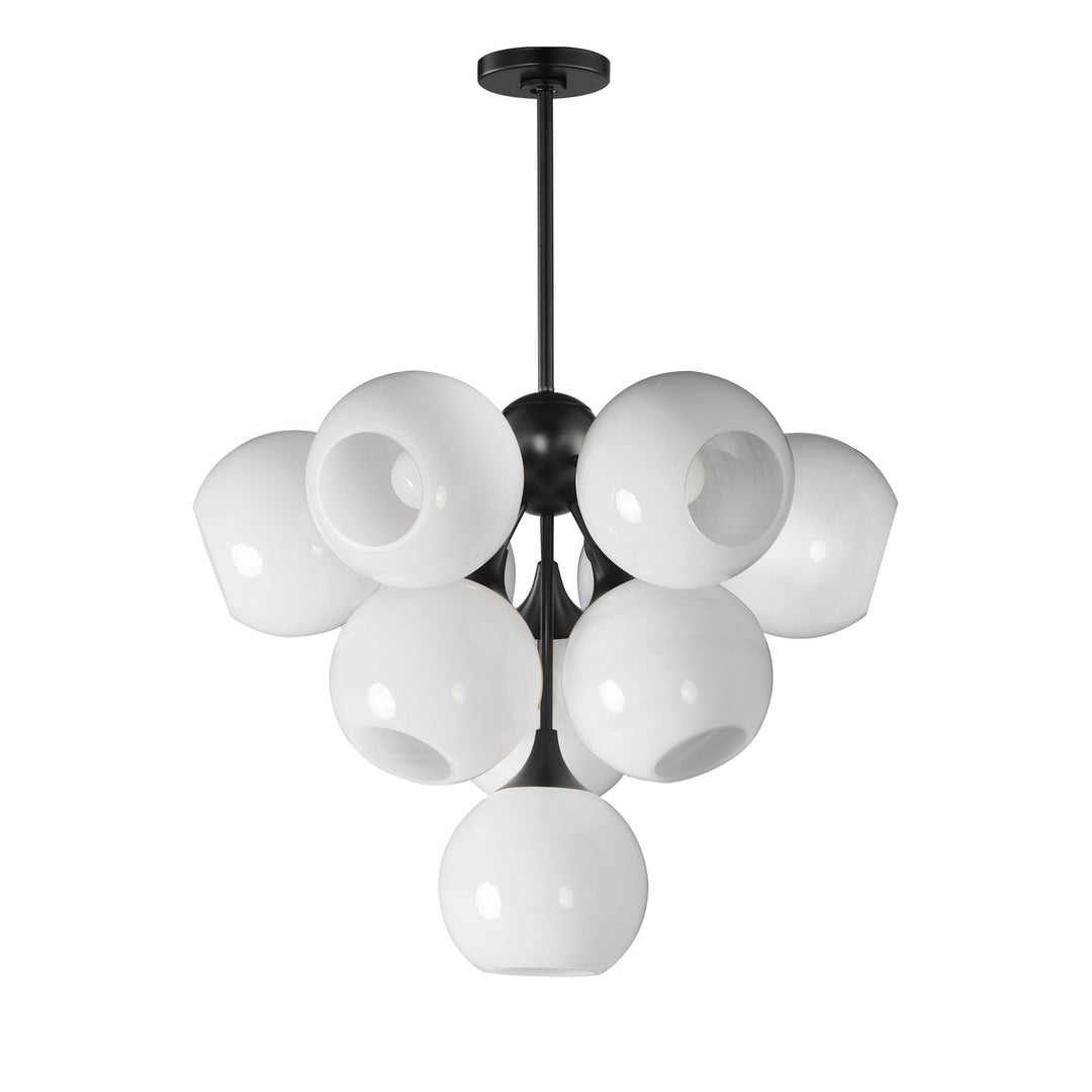 Maxim - 21228MRBK - Ten Light Pendant - Neve - Black