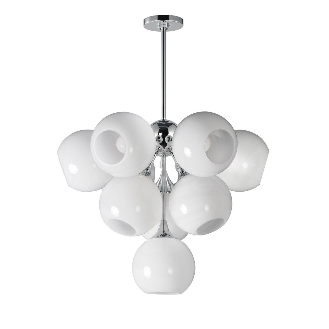 Maxim - 21228MRPC - Ten Light Pendant - Neve - Polished Chrome