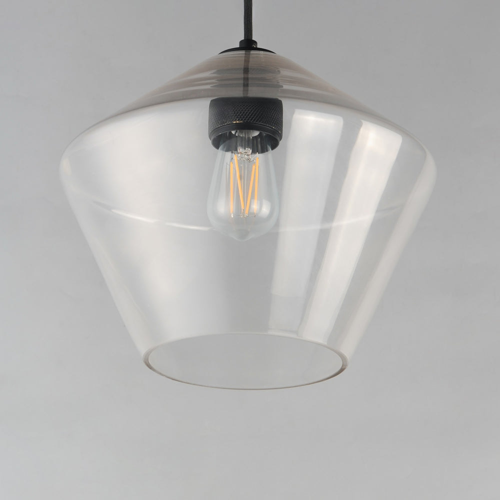 Maxim - 21337CLBK - One Light Pendant - Geode - Black