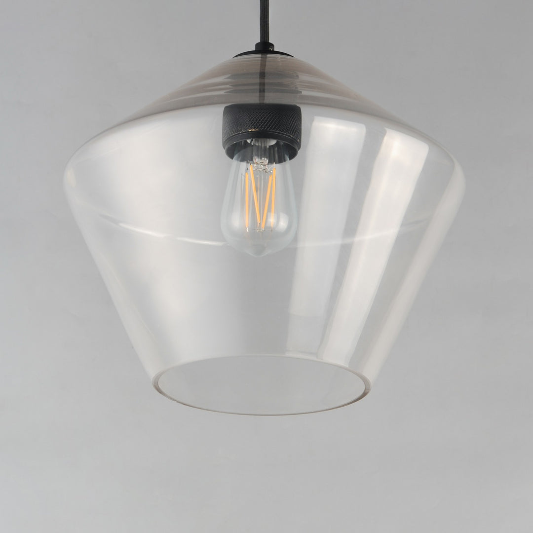 Maxim - 21337CLBK - One Light Pendant - Geode - Black