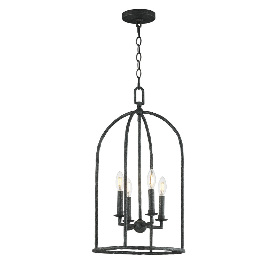 Maxim - 21844BS - Four Light Pendant - Martel - Blacksmith