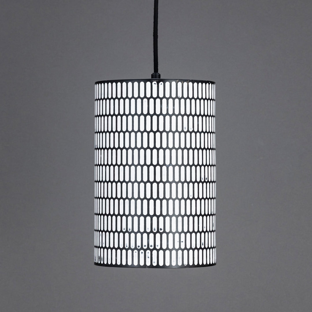 Maxim - 29121BKWT - One Light Mini Pendant - Shaka - Black / White