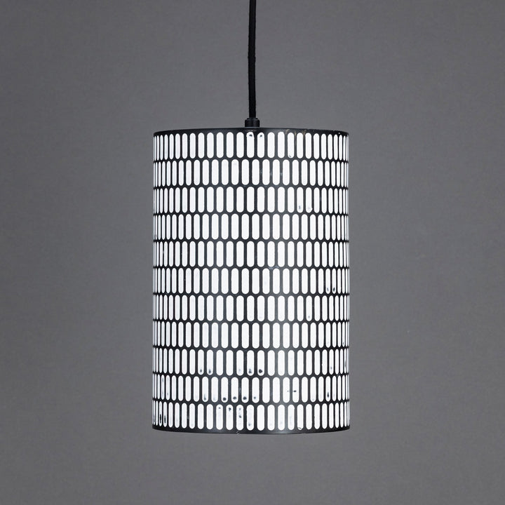 Maxim - 29121BKWT - One Light Mini Pendant - Shaka - Black / White