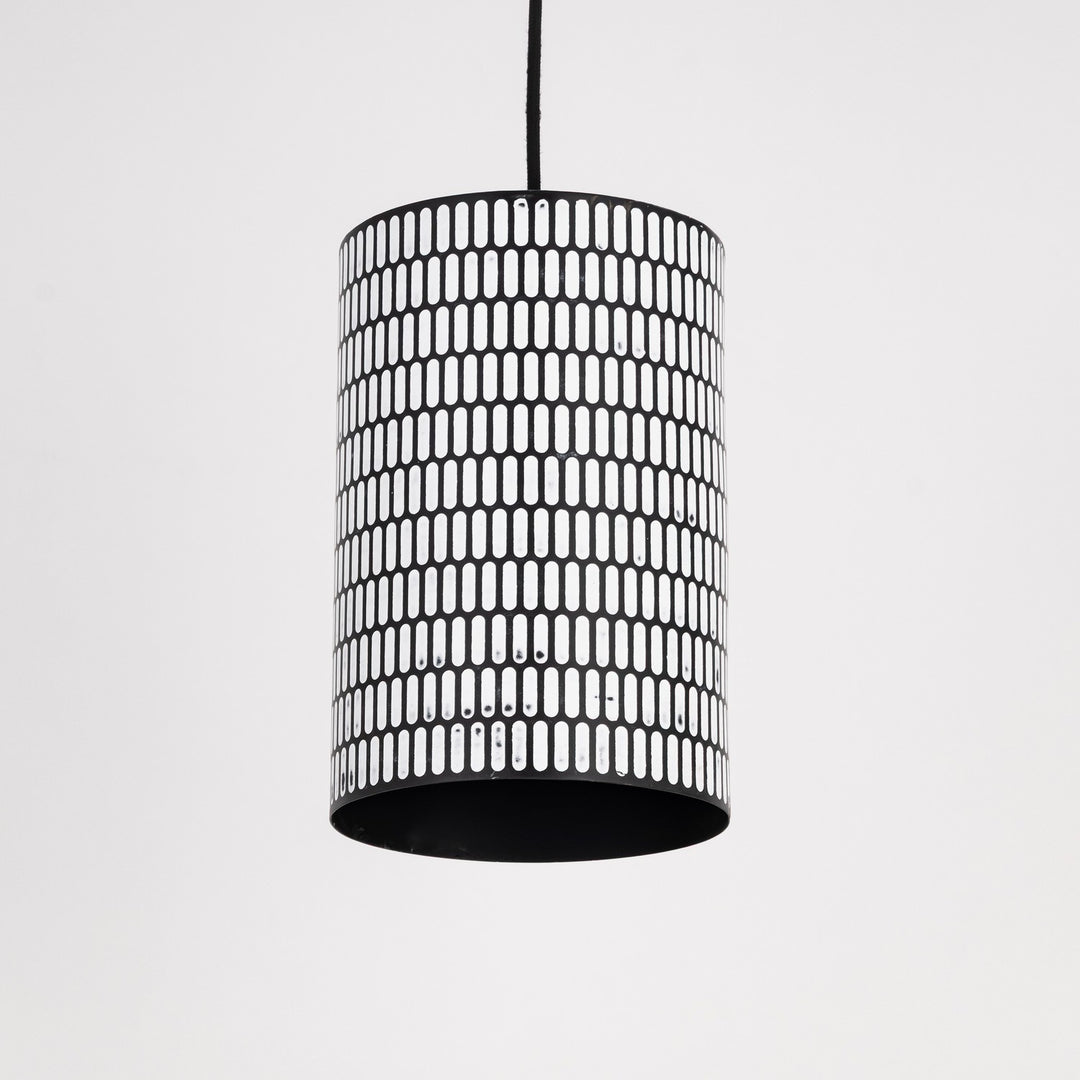 Maxim - 29121BKWT - One Light Mini Pendant - Shaka - Black / White