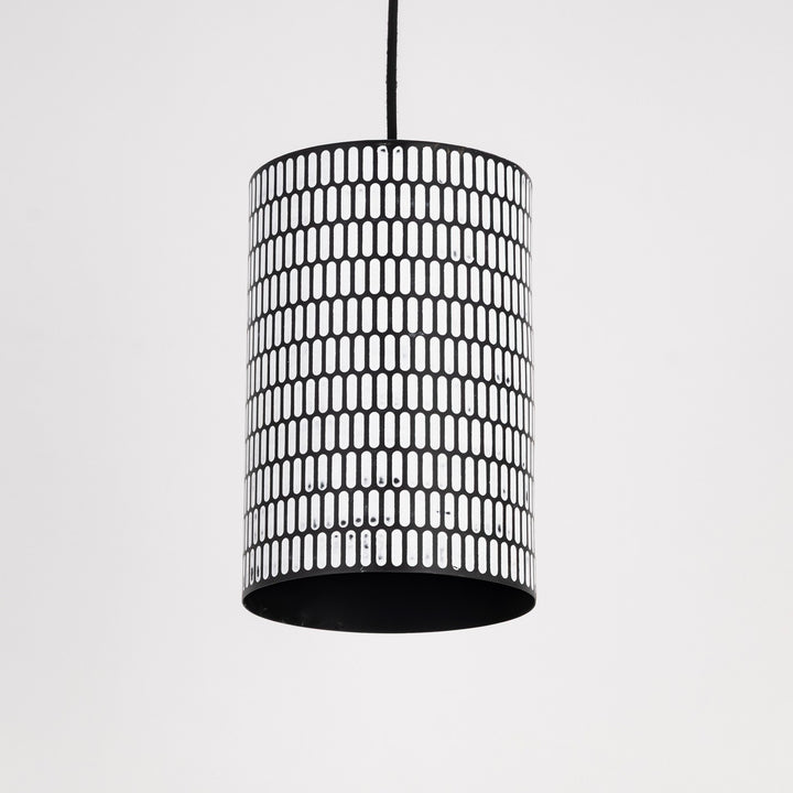 Maxim - 29121BKWT - One Light Mini Pendant - Shaka - Black / White