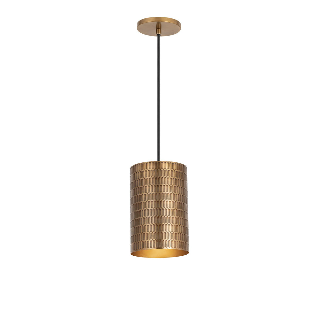 Maxim - 29121WBR - One Light Mini Pendant - Shaka - Weathered Brass