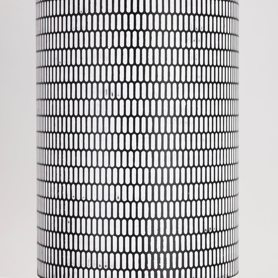 Maxim - 29123BKWT - One Light Pendant - Shaka - Black / White