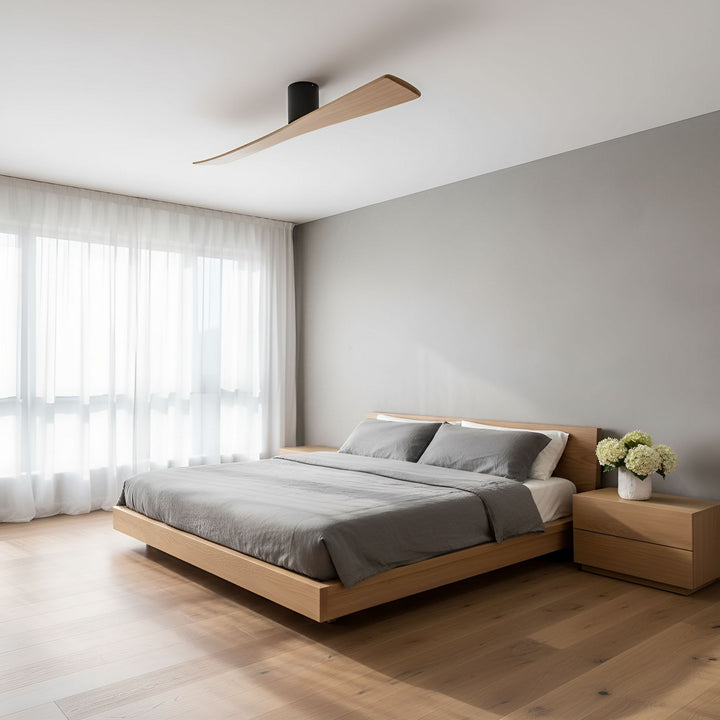 Visual Comfort Fan Canada - 2PLSMH52MBKNH - 52" Ceiling Fan - Plank Smart 52 Hugger - Midnight Black
