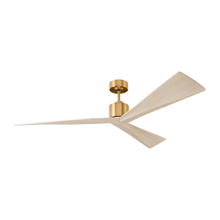 Visual Comfort Fan Canada - 3ADR60BBSWWO - 60" Ceiling Fan - Adler 60 - Burnished Brass