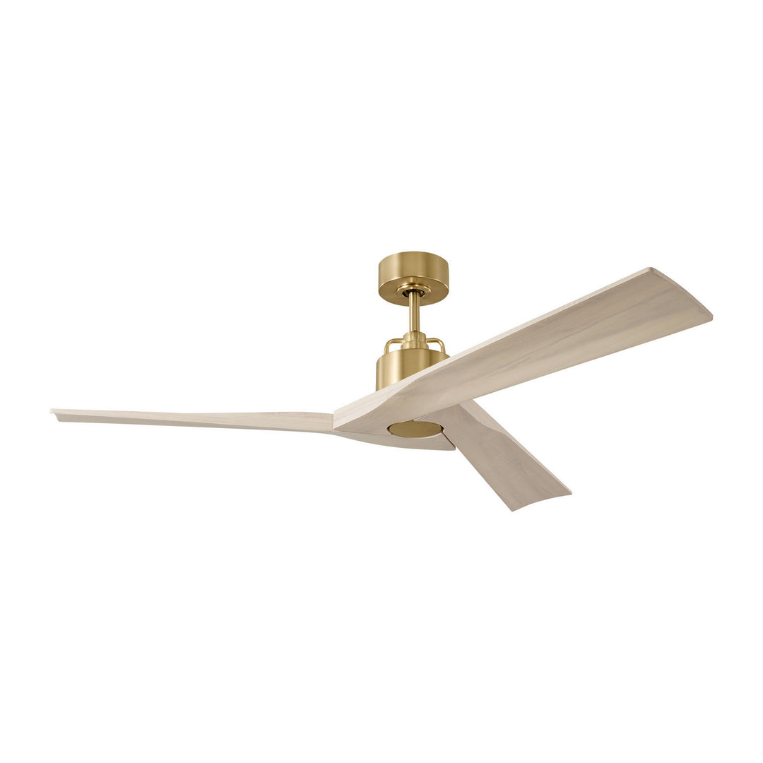 Visual Comfort Fan Canada - 3ALMSM52BBSWWO - 52" Ceiling Fan - Alma - Burnished Brass