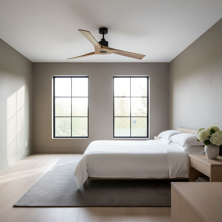 Visual Comfort Fan Canada - 3ALMSM52MBKNH - 52" Ceiling Fan - Alma Smart 52 - Midnight Black