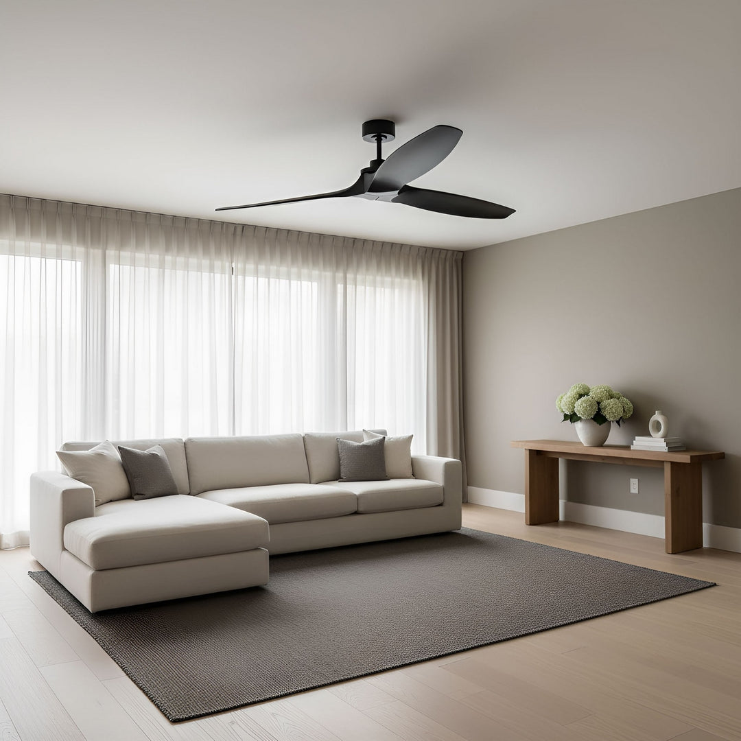 Visual Comfort Fan Canada - 3CLNSM70MBK - 70" Ceiling Fan - Collins Smart 70 - Midnight Black