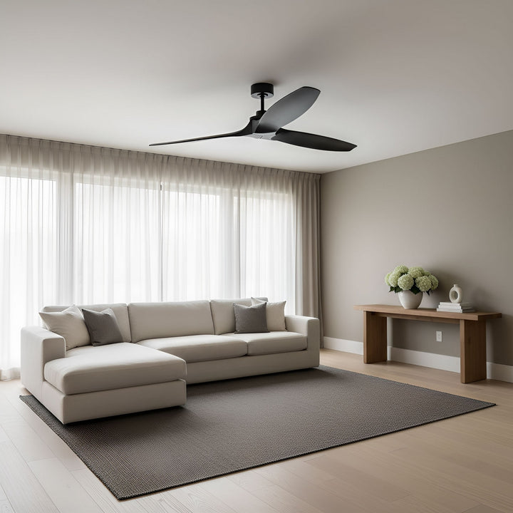 Visual Comfort Fan Canada - 3CLNSM70MBK - 70" Ceiling Fan - Collins Smart 70 - Midnight Black