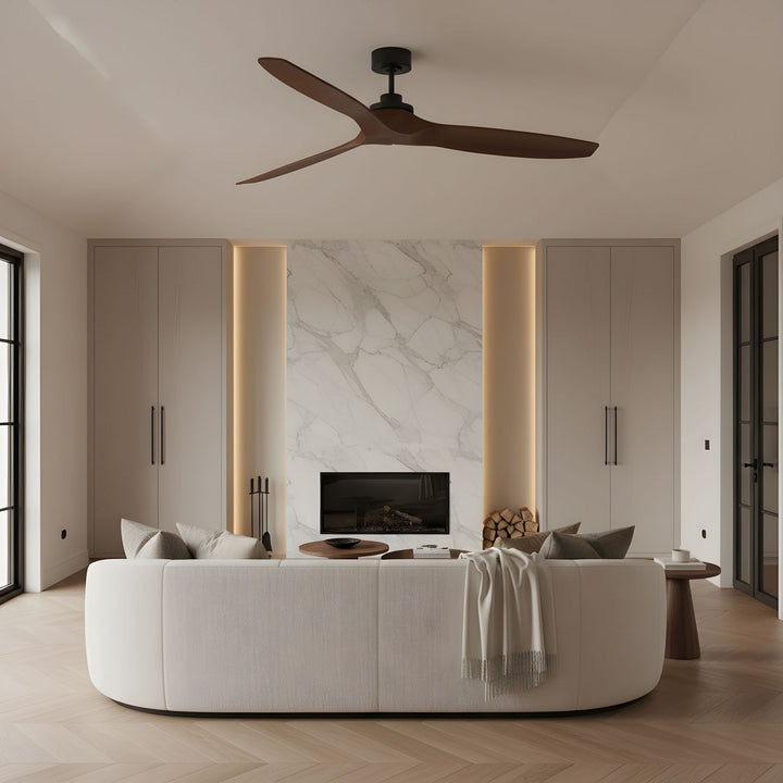 Visual Comfort Fan Canada - 3CLNSM70MBKDW - 70" Ceiling Fan - Collins Smart 70 - Midnight Black