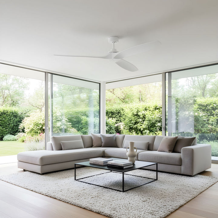 Visual Comfort Fan Canada - 3CLNSM70RZW - 70" Ceiling Fan - Collins Smart 70 - Matte White