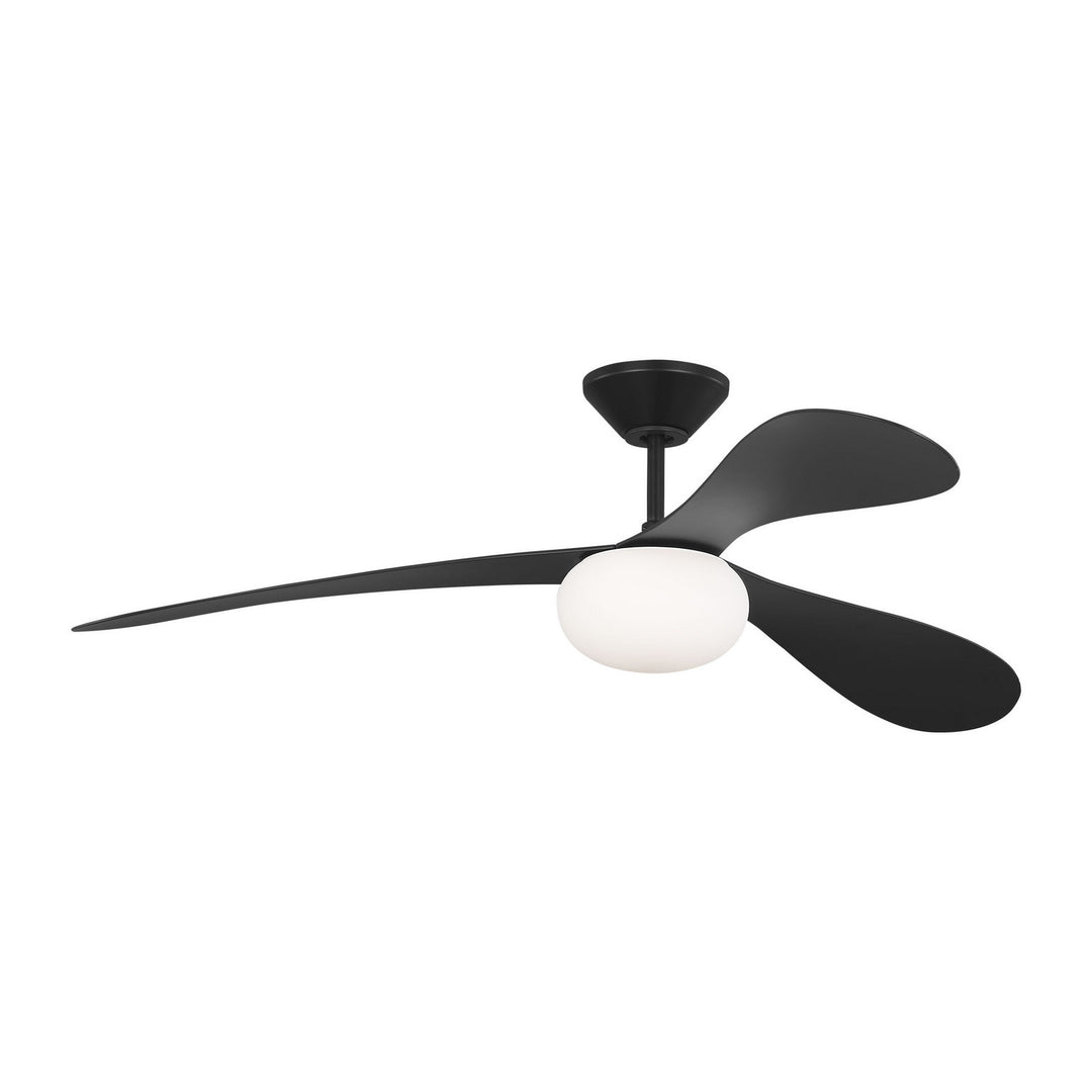 Visual Comfort Fan Canada - 3DPSM58MBKD - 58" Ceiling Fan - Drape - Midnight Black