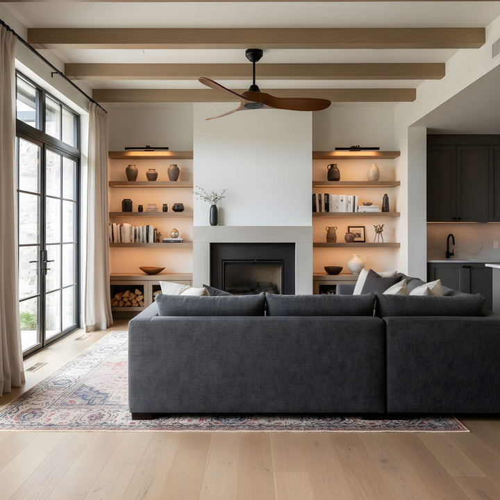 Visual Comfort Fan Canada - 3MAVSM44MBK - 44" Ceiling Fan - Maverick - Midnight Black