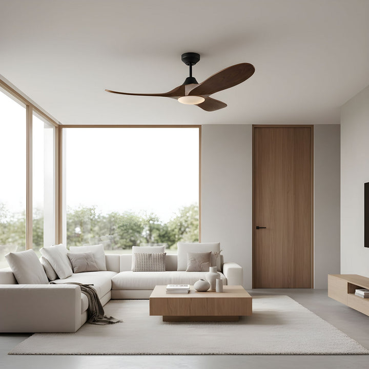 Visual Comfort Fan Canada - 3MAVSM44MBKD - 44" Ceiling Fan - Maverick Smart 44 LED - Midnight Black