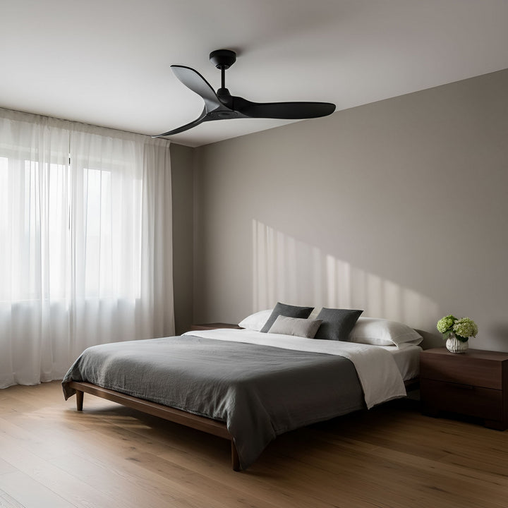 Visual Comfort Fan Canada - 3MAVSM44MBKMBK - 44" Ceiling Fan - Maverick Smart 44 - Midnight Black