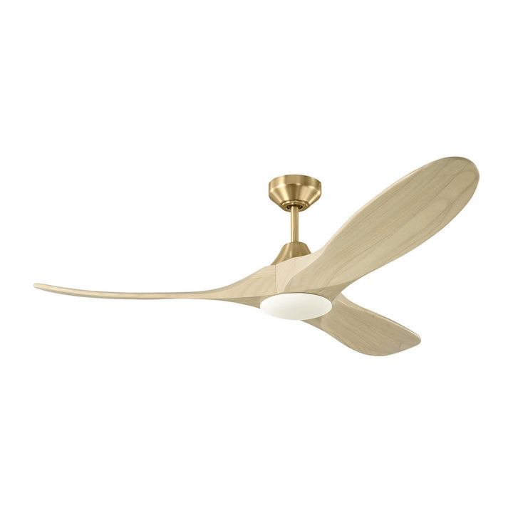 Visual Comfort Fan Canada - 3MAVSM52BBSWWOD - 52" Ceiling Fan - Maverick - Burnished Brass