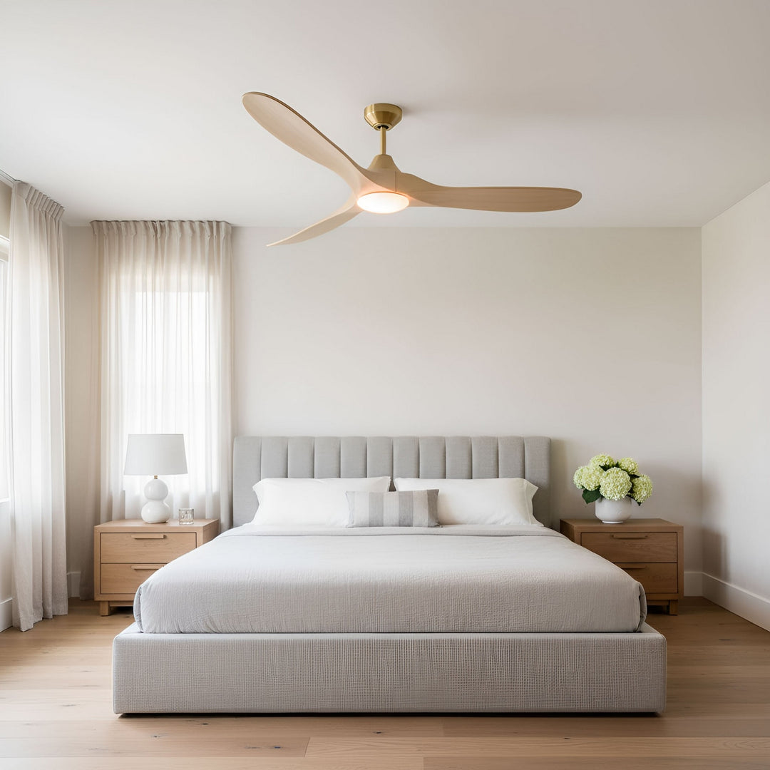 Visual Comfort Fan Canada - 3MAVSM60BBSWWOD - 60" Ceiling Fan - Maverick - Burnished Brass