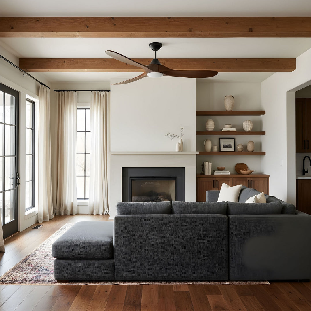 Visual Comfort Fan Canada - 3MAVSM60MBKD - 60" Ceiling Fan - Maverick - Midnight Black