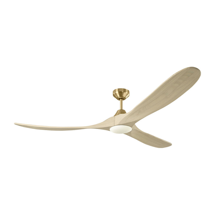 Visual Comfort Fan Canada - 3MAVSM70BBSWWOD - 70" Ceiling Fan - Maverick - Burnished Brass