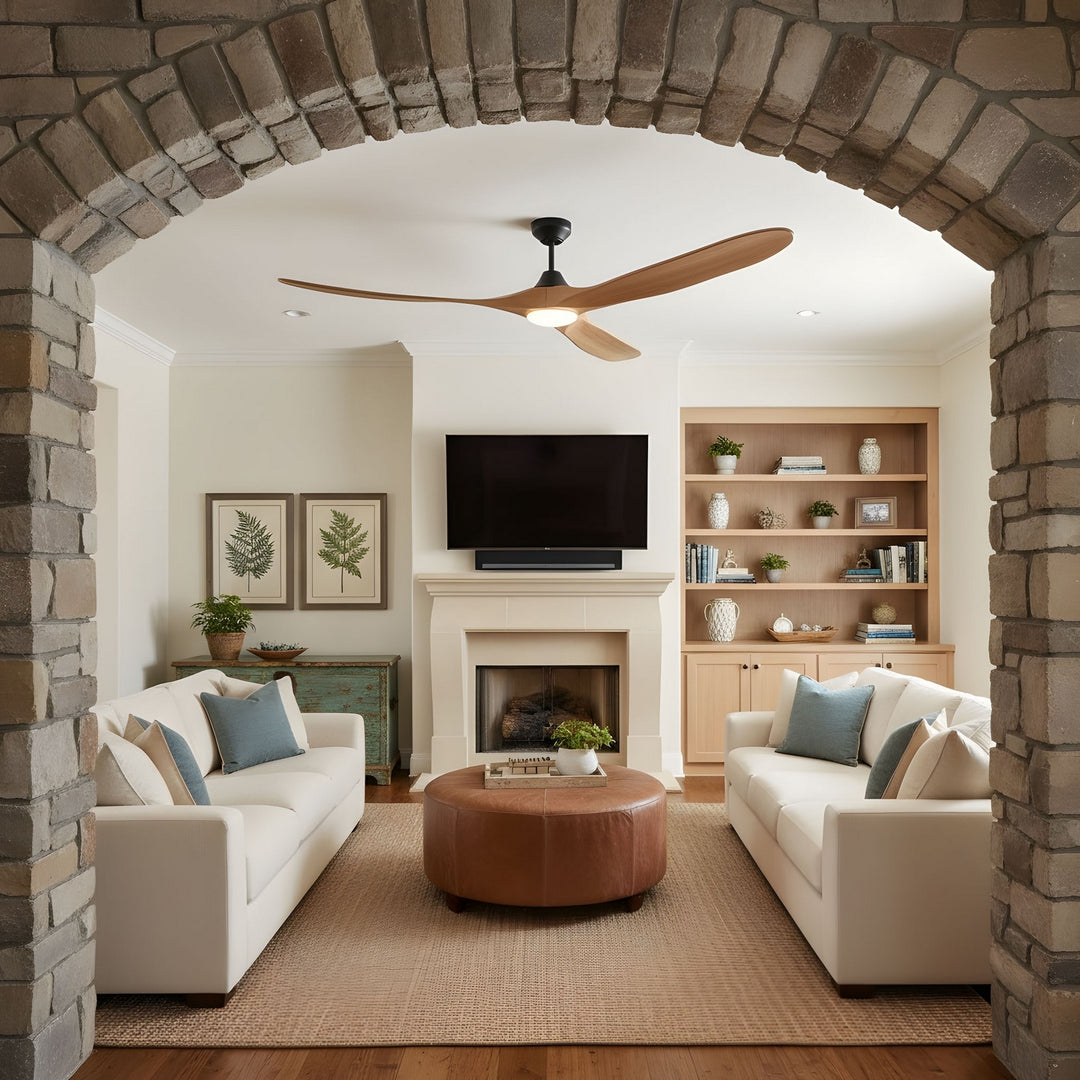 Visual Comfort Fan Canada - 3MAVSM70MBKNHD - 70" Ceiling Fan - Maverick - Midnight Black