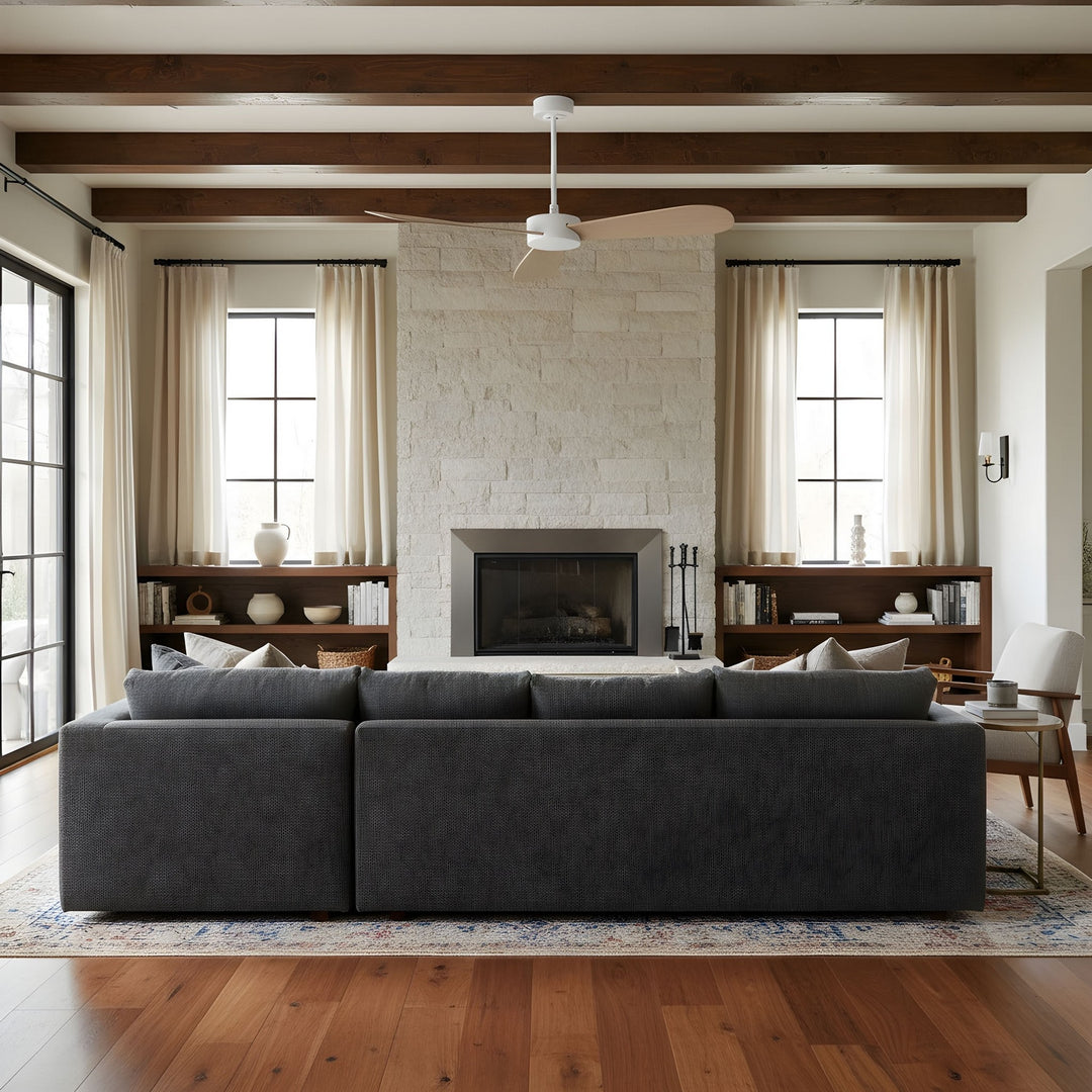 Visual Comfort Fan Canada - 3PDSM52RZW - 52" Ceiling Fan - Paddle - Matte White