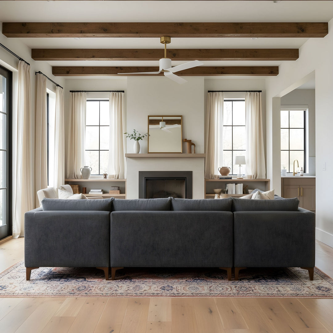 Visual Comfort Fan Canada - 3PESM52BBSD - 52" Ceiling Fan - Peel - Burnished Brass