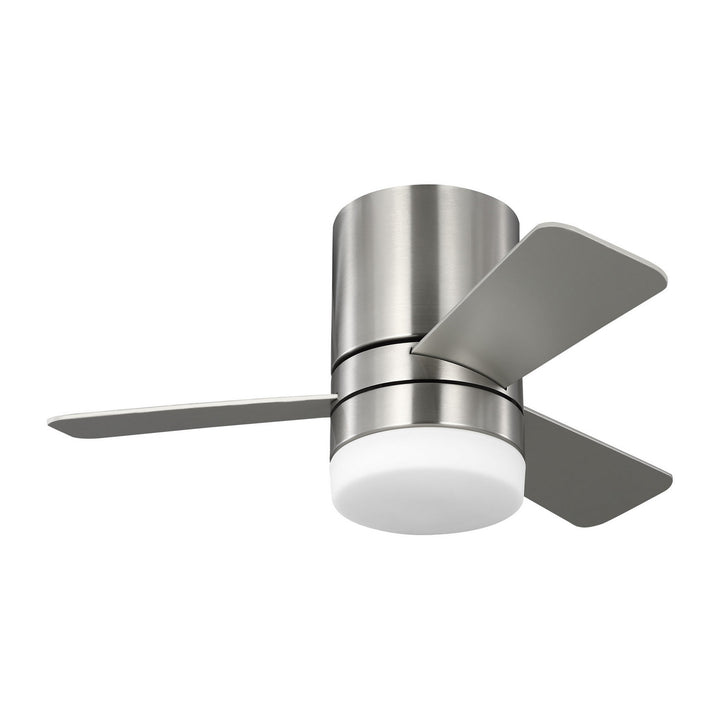 Generation Lighting Canada - 3ERHR32BSD - 32"Ceiling Fan - Era 32 Hugger LED - Brushed Nickel