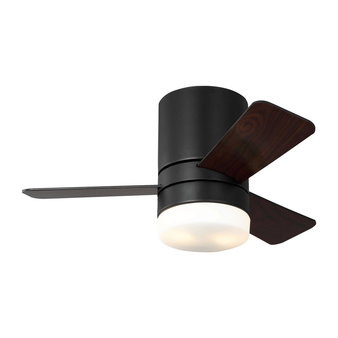 Generation Lighting Canada - 3ERHR32MBKD - 32"Ceiling Fan - Era 32 Hugger LED - Midnight Black