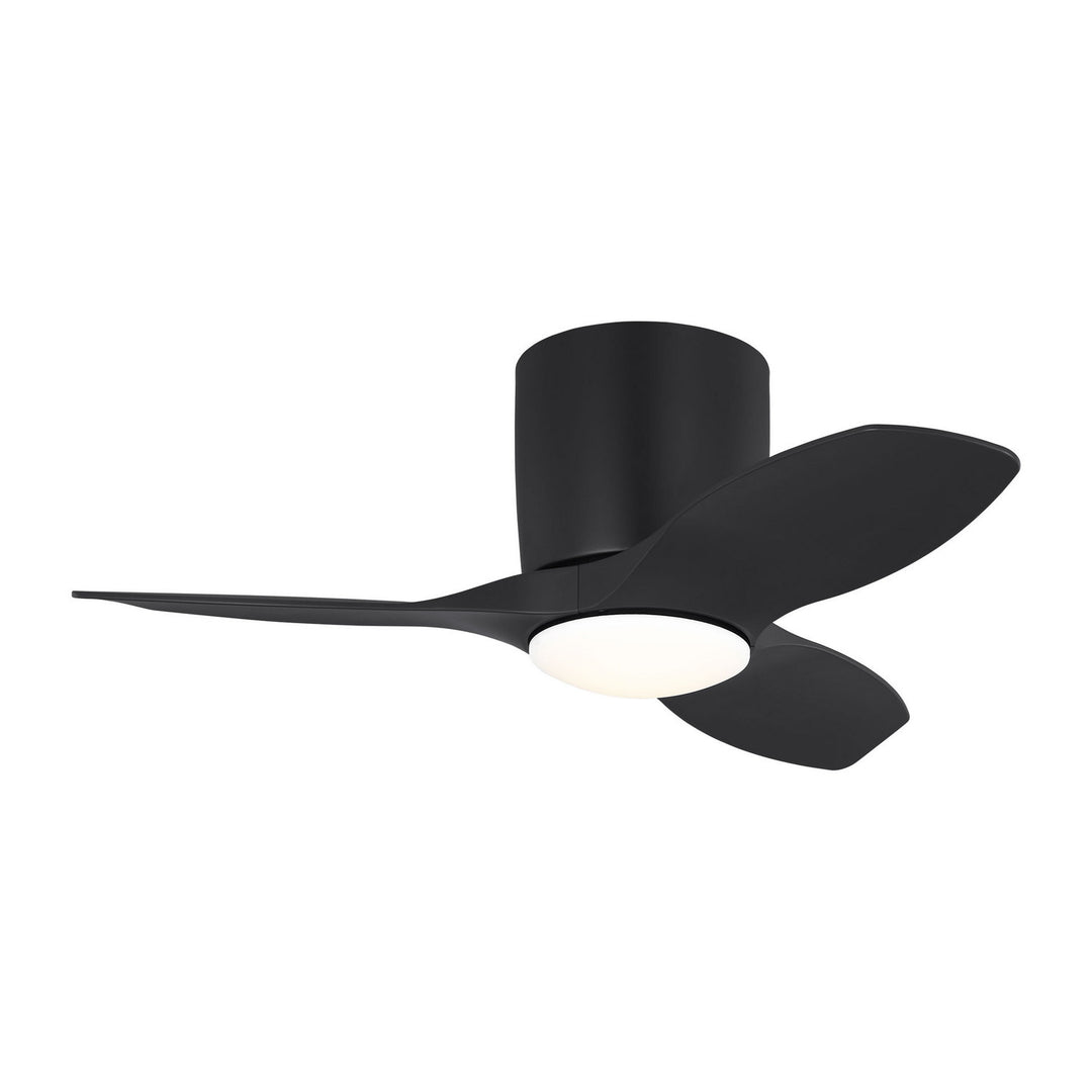 Generation Lighting Canada - 3TTHR32MBKD - 32"Ceiling Fan - Titus 32 Hugger LED - Midnight Black