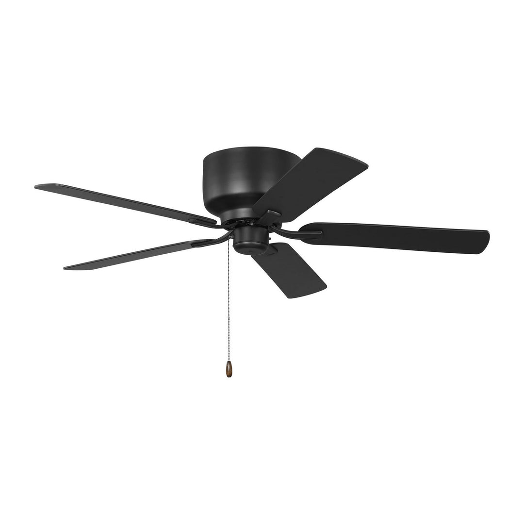 Generation Lighting Canada - 5LDH52MBK - 52"Ceiling Fan - Linden 52 Hugger - Midnight Black