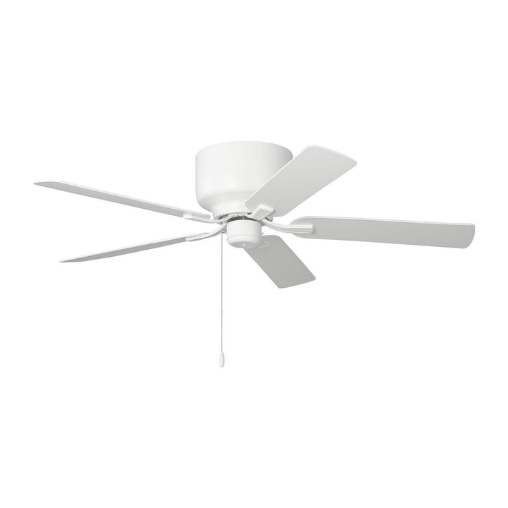 Generation Lighting Canada - 5LDH52RZW - 52"Ceiling Fan - Linden 52 Hugger - Matte White