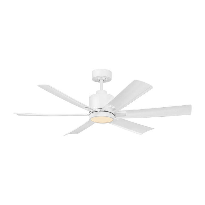 Generation Lighting Canada - 6FLSM52RZWD - 52"Ceiling Fan - Flera Smart 52 LED - Matte White
