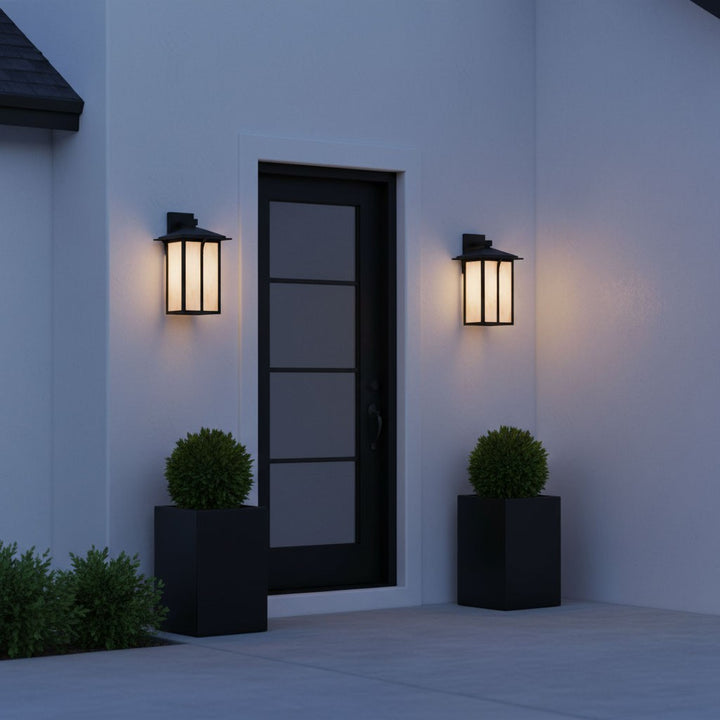 Generation Lighting Canada - 8752701CG-12 - One Light Outdoor Wall Lantern - Tomek - Black
