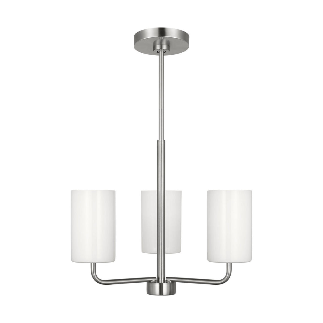 Generation Lighting Canada - GLC1003EN3/BS - Three Light Chandelier - Rhett - Brushed Steel