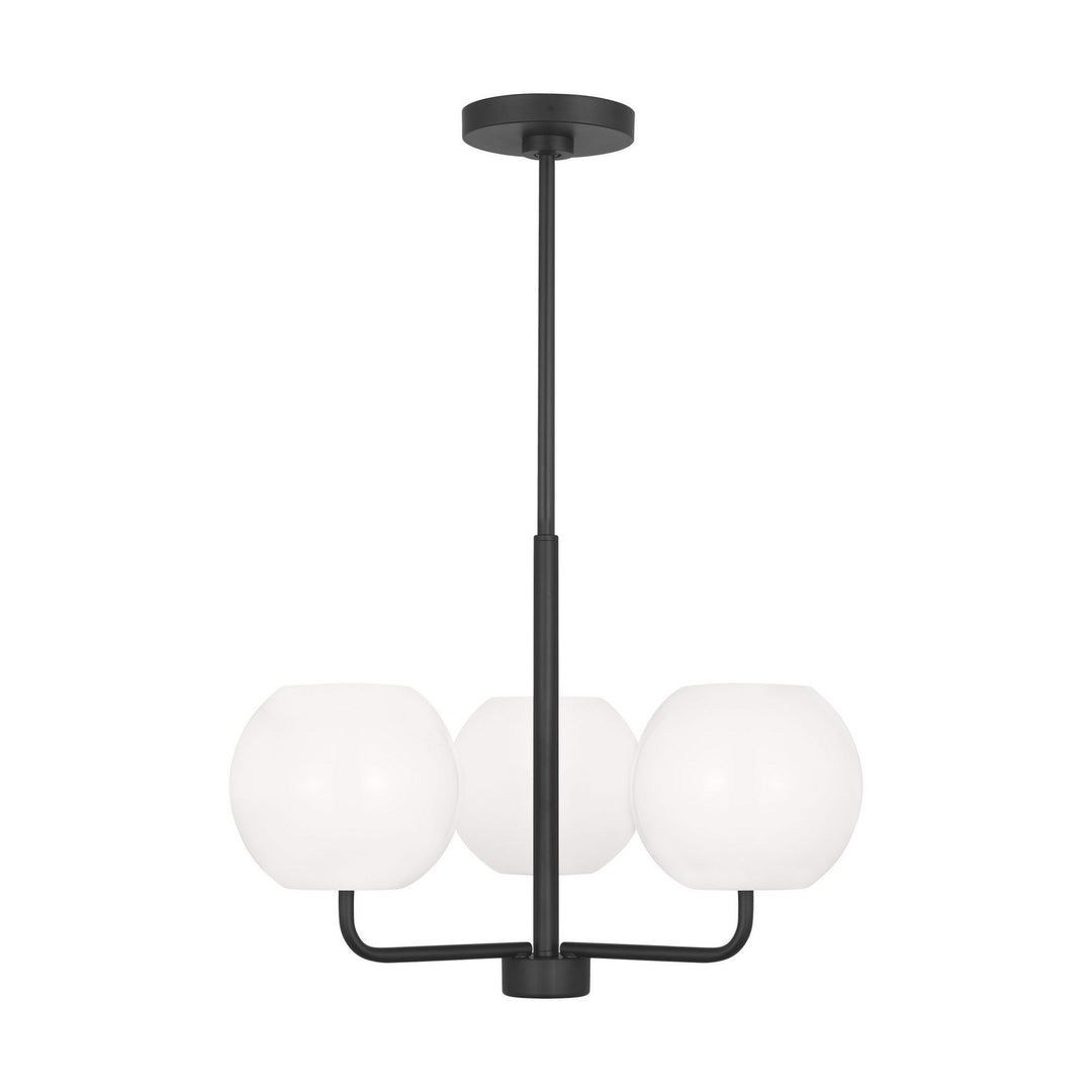 Generation Lighting Canada - GLC1043EN3/MBK - Three Light Chandelier - Rory - Midnight Black