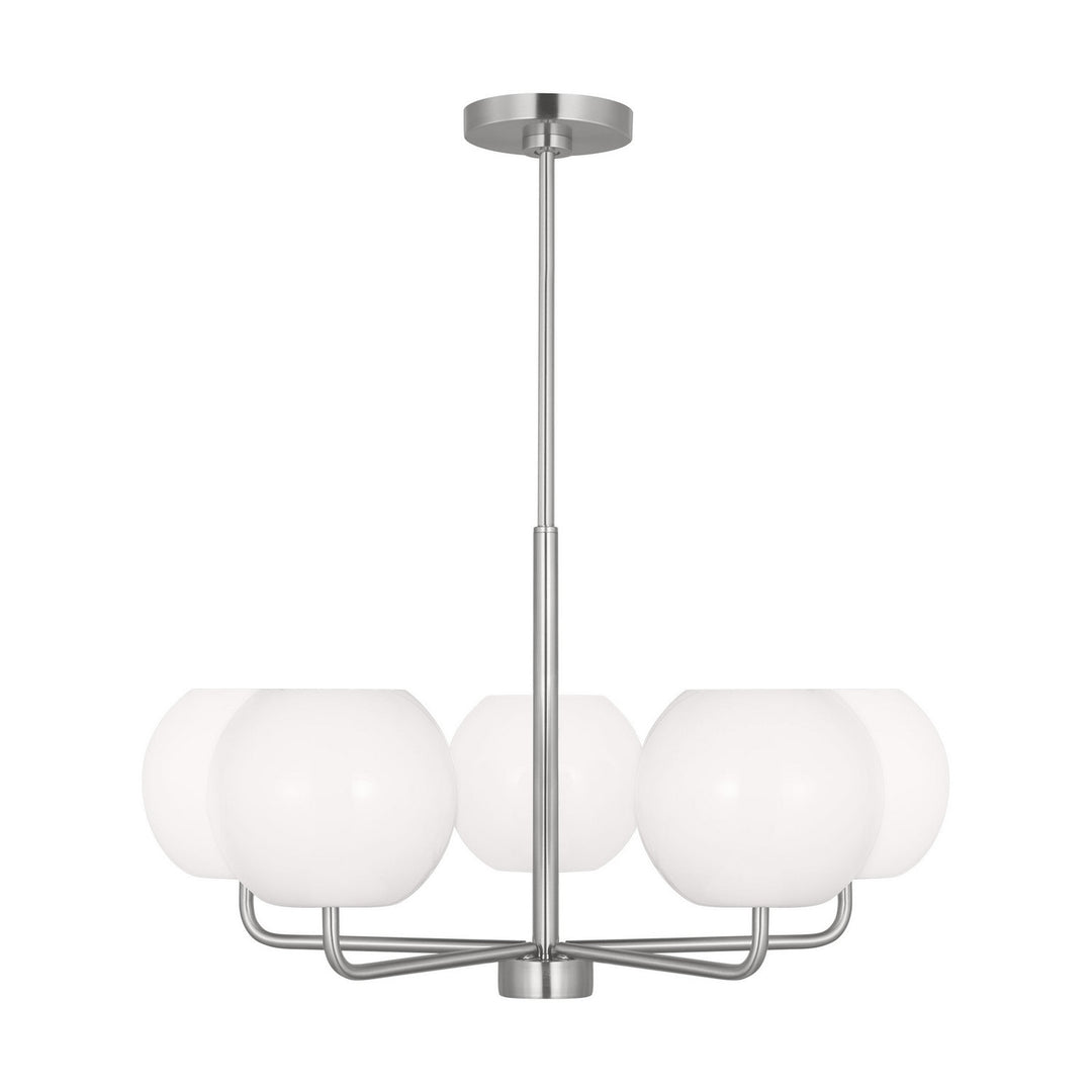 Generation Lighting Canada - GLC1055EN3/BS - Five Light Chandelier - Rory - Brushed Steel