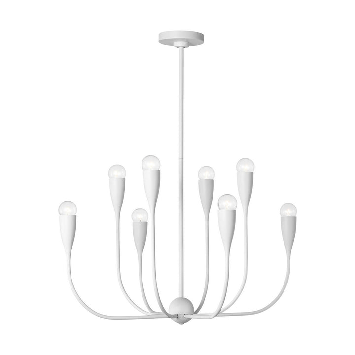 Generation Lighting Canada - GLC1218MWT - Eight Light Chandelier - Maya - Matte White