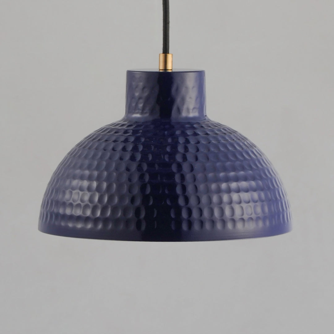 Maxim - 35142GNNAB - One Light Pendant - Rockport - Glossy Navy / Natural Aged Brass