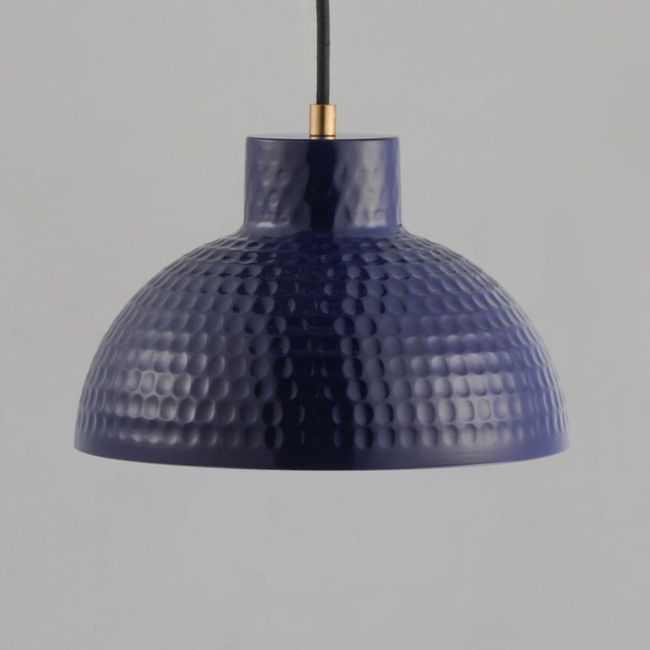 Maxim - 35142GNNAB - One Light Pendant - Rockport - Glossy Navy / Natural Aged Brass