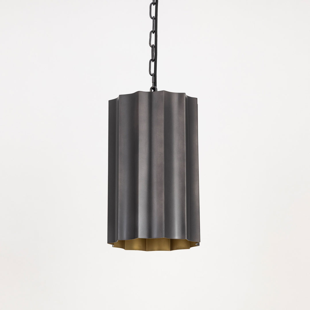 Maxim - 39131GMGLD - One Light Mini Pendant - Allegra - Gunmetal / Gold