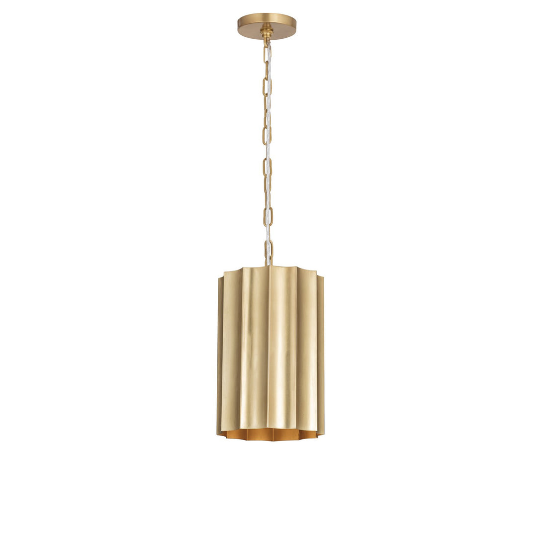 Maxim - 39131WBR - One Light Mini Pendant - Allegra - Weathered Brass