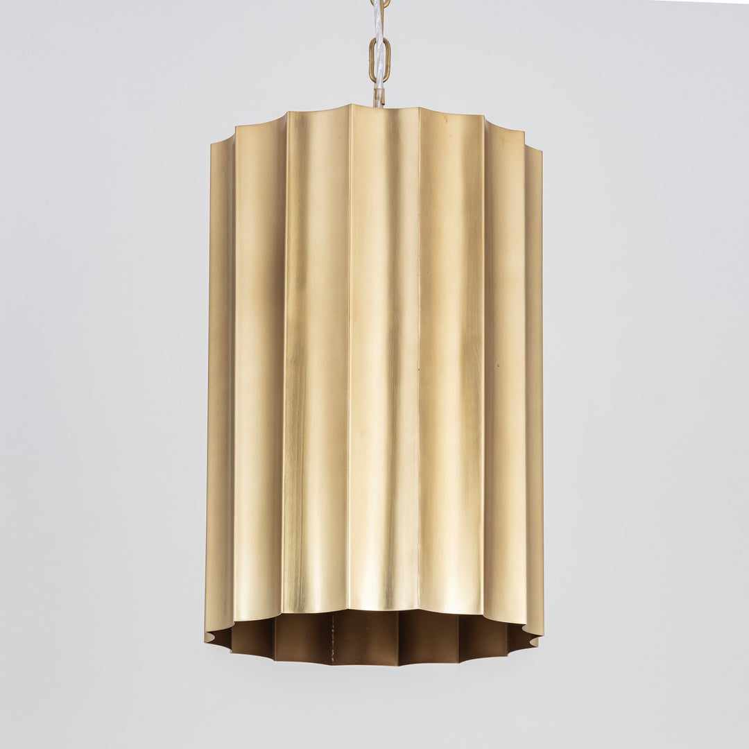 Maxim - 39132WBR - One Light Pendant - Allegra - Weathered Brass