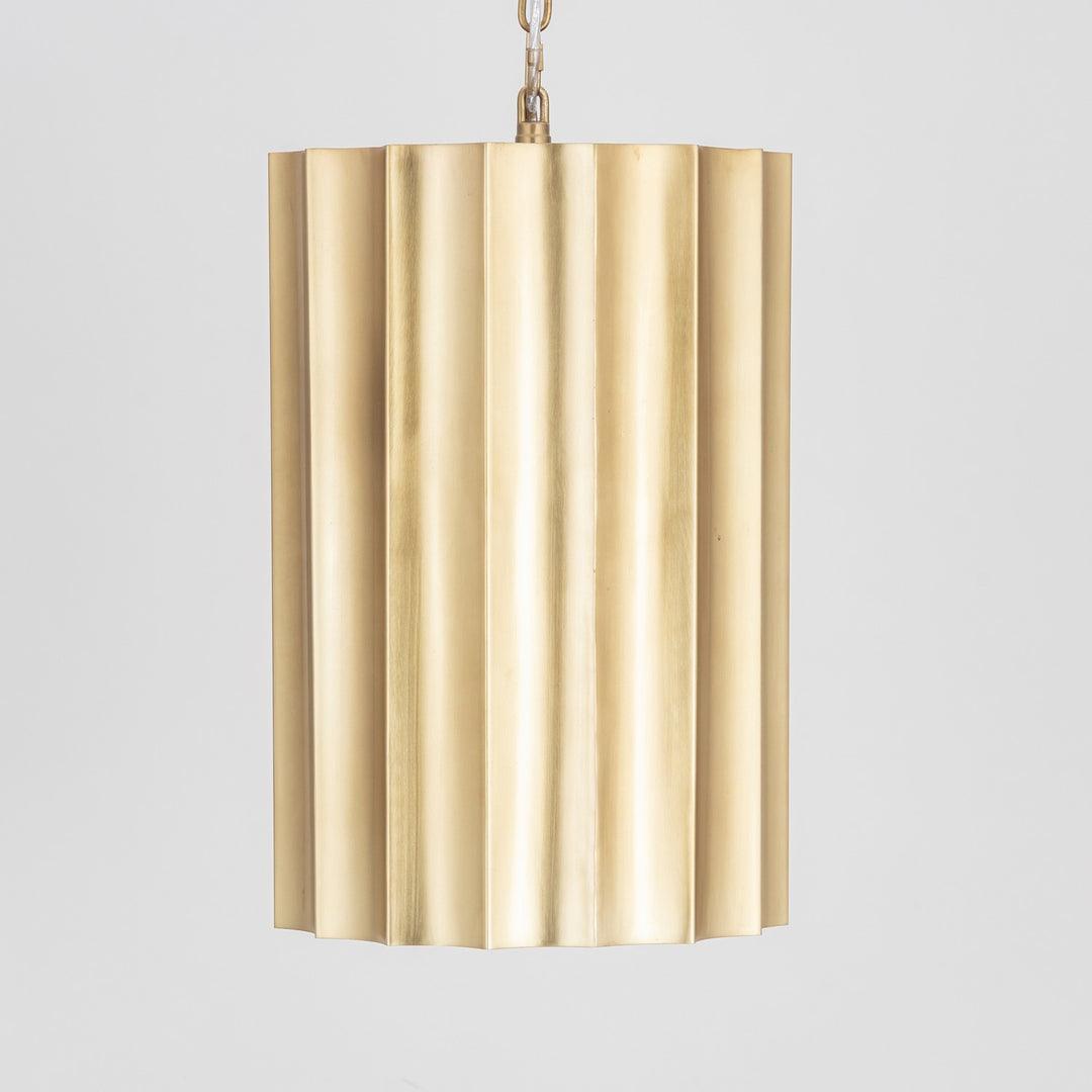 Maxim - 39132WBR - One Light Pendant - Allegra - Weathered Brass