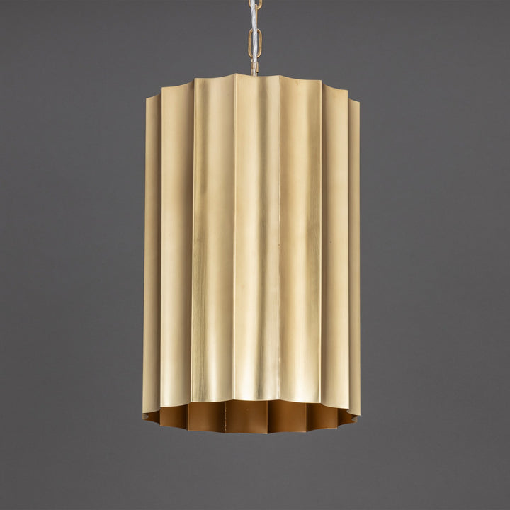 Maxim - 39132WBR - One Light Pendant - Allegra - Weathered Brass