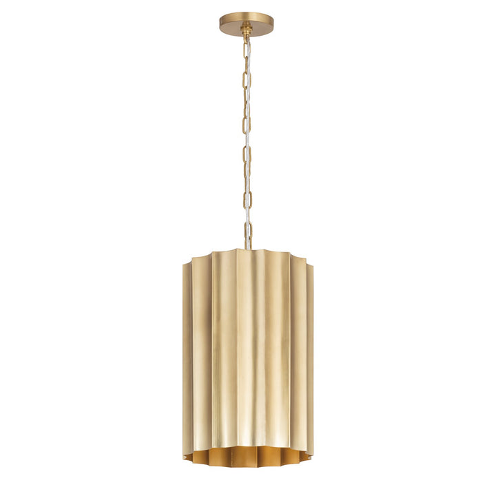 Maxim - 39132WBR - One Light Pendant - Allegra - Weathered Brass